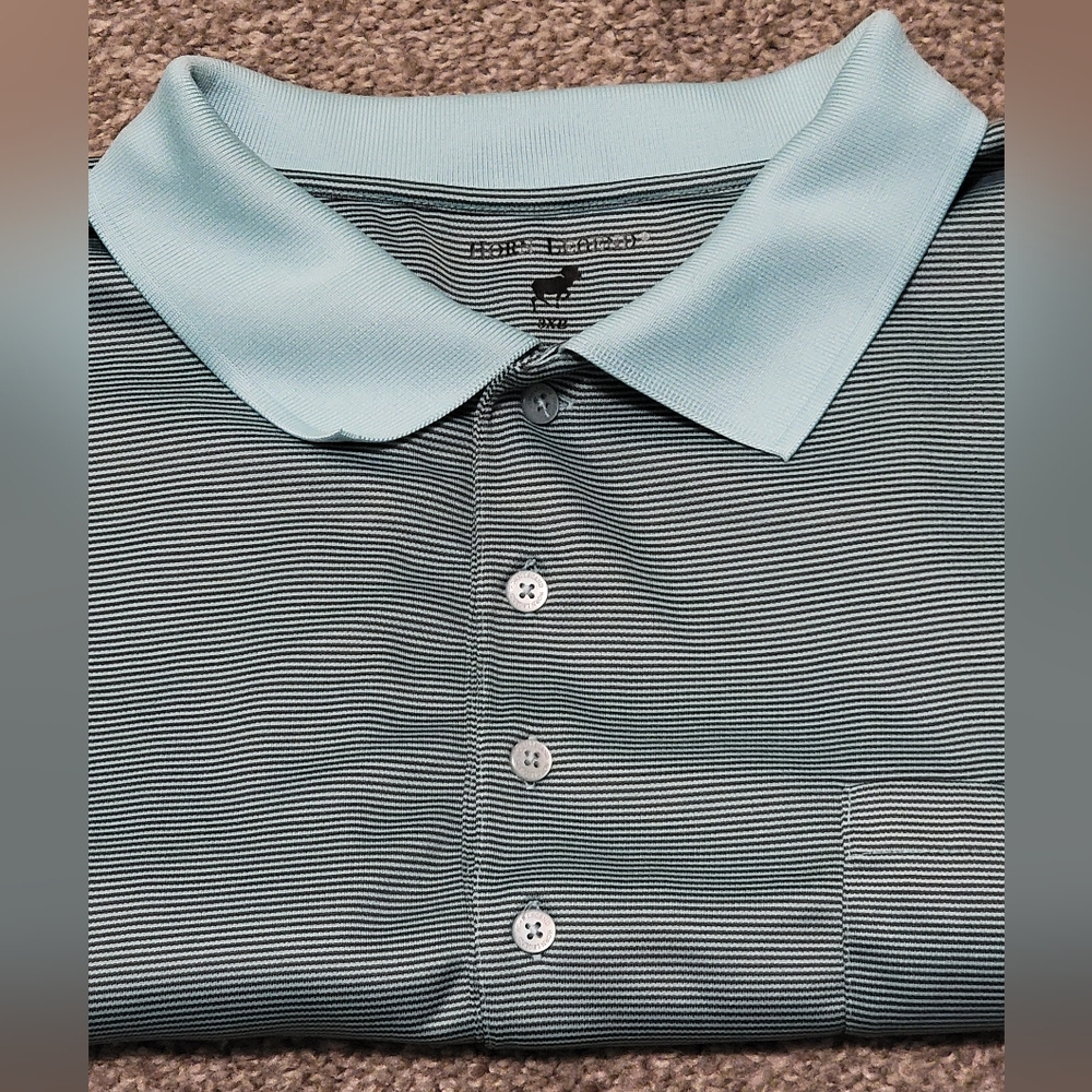 Horn Legend Size 3XB 3X Golf Shirt Polo Polyester With Bamboo Charcoal